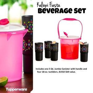 Tupperware Beverage Set
